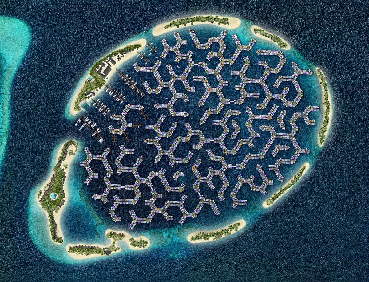 Maldives Floating City - World's First True Floating Island City | UPSC